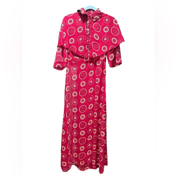 Vintage Dresses & Skirts - Vintage 70s Sheer Maxi Dress Gorgeous